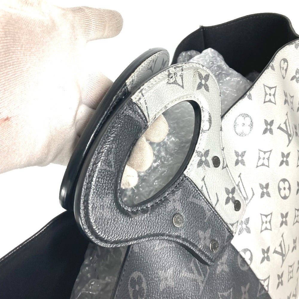 LOUIS VUITTON M43816 モノグラムエクリプス スプリット トート ハンドバッグ カバン バイカラー バッグ トートバッグ モノグラムエクリプスキャンバス メンズ ブラック