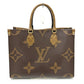 LOUIS VUITTON M45321 モノグラム オンザゴー MM カバン ショルダーバッグ 肩掛け トートバッグ モノグラムキャンバス レディース ブラウン
