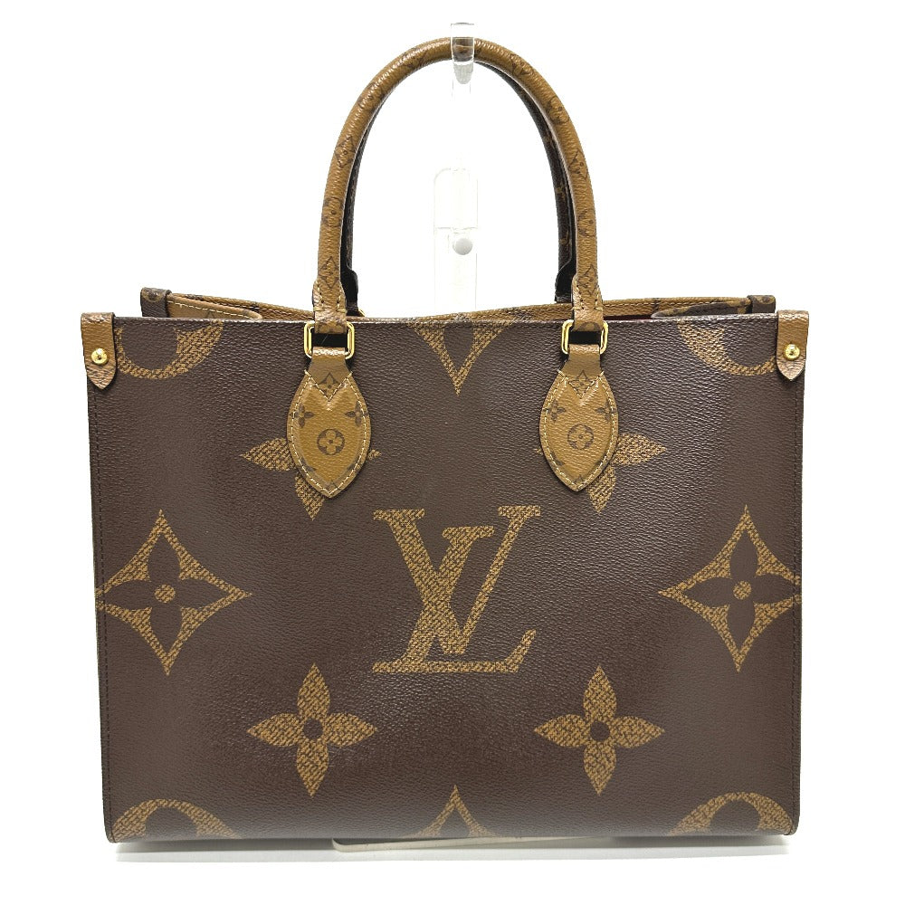 LOUIS VUITTON M45321 モノグラム オンザゴー MM カバン ショルダーバッグ 肩掛け トートバッグ モノグラムキャンバス レディース ブラウン