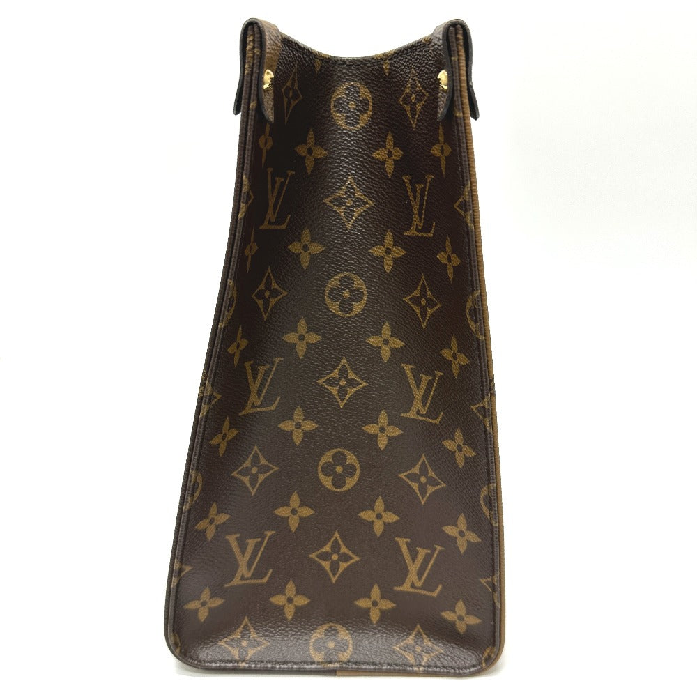 LOUIS VUITTON M45321 モノグラム オンザゴー MM カバン ショルダーバッグ 肩掛け トートバッグ モノグラムキャンバス レディース ブラウン