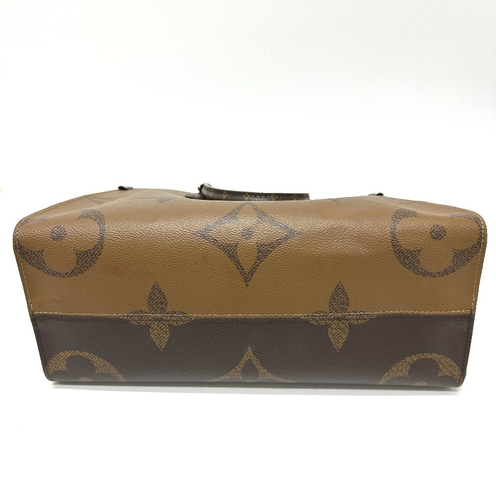 LOUIS VUITTON M45321 モノグラム オンザゴー MM カバン ショルダーバッグ 肩掛け トートバッグ モノグラムキャンバス レディース ブラウン