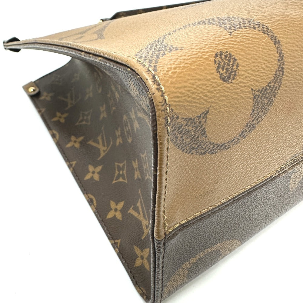 LOUIS VUITTON M45321 モノグラム オンザゴー MM カバン ショルダーバッグ 肩掛け トートバッグ モノグラムキャンバス レディース ブラウン