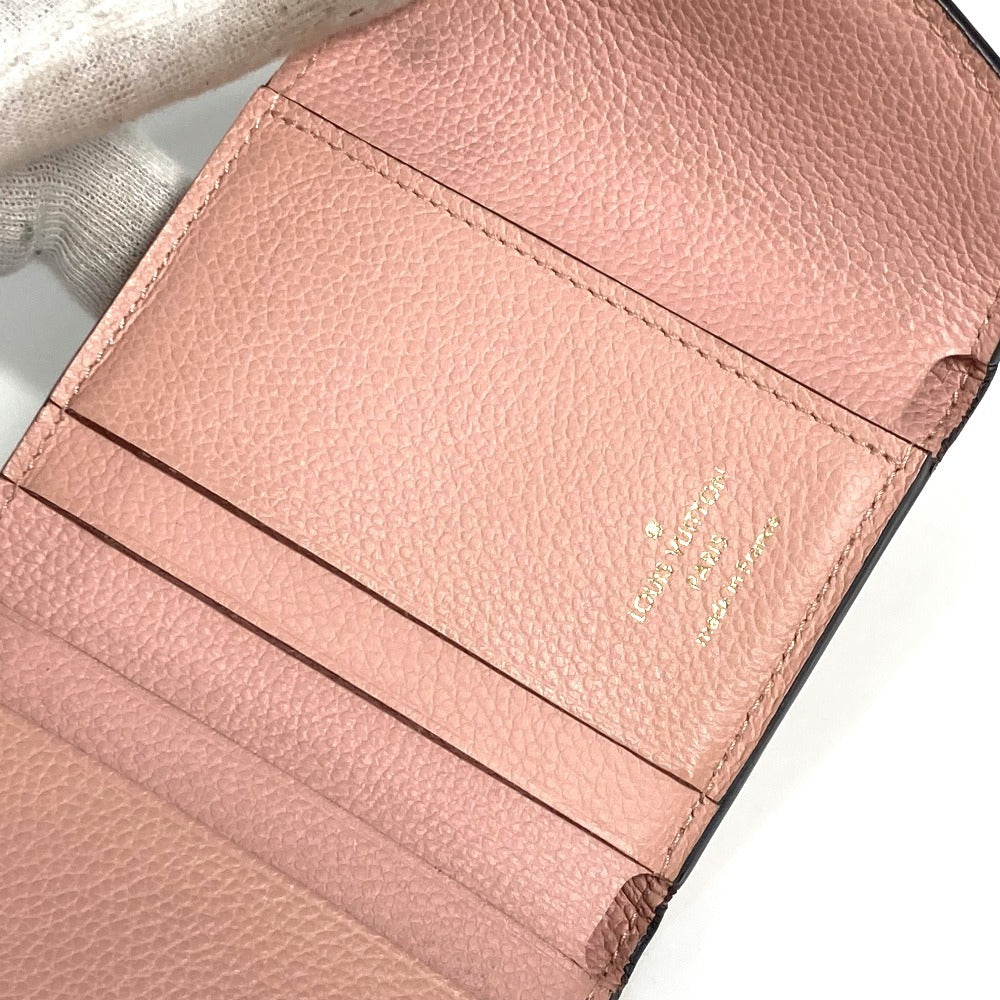 LOUIS VUITTON M62936 モノグラムアンプラント ポルトフォイユ ゾエ コンパクトウォレット 3つ折り財布 モノグラムアンプラントレザー レディース ローズプードル ピンク