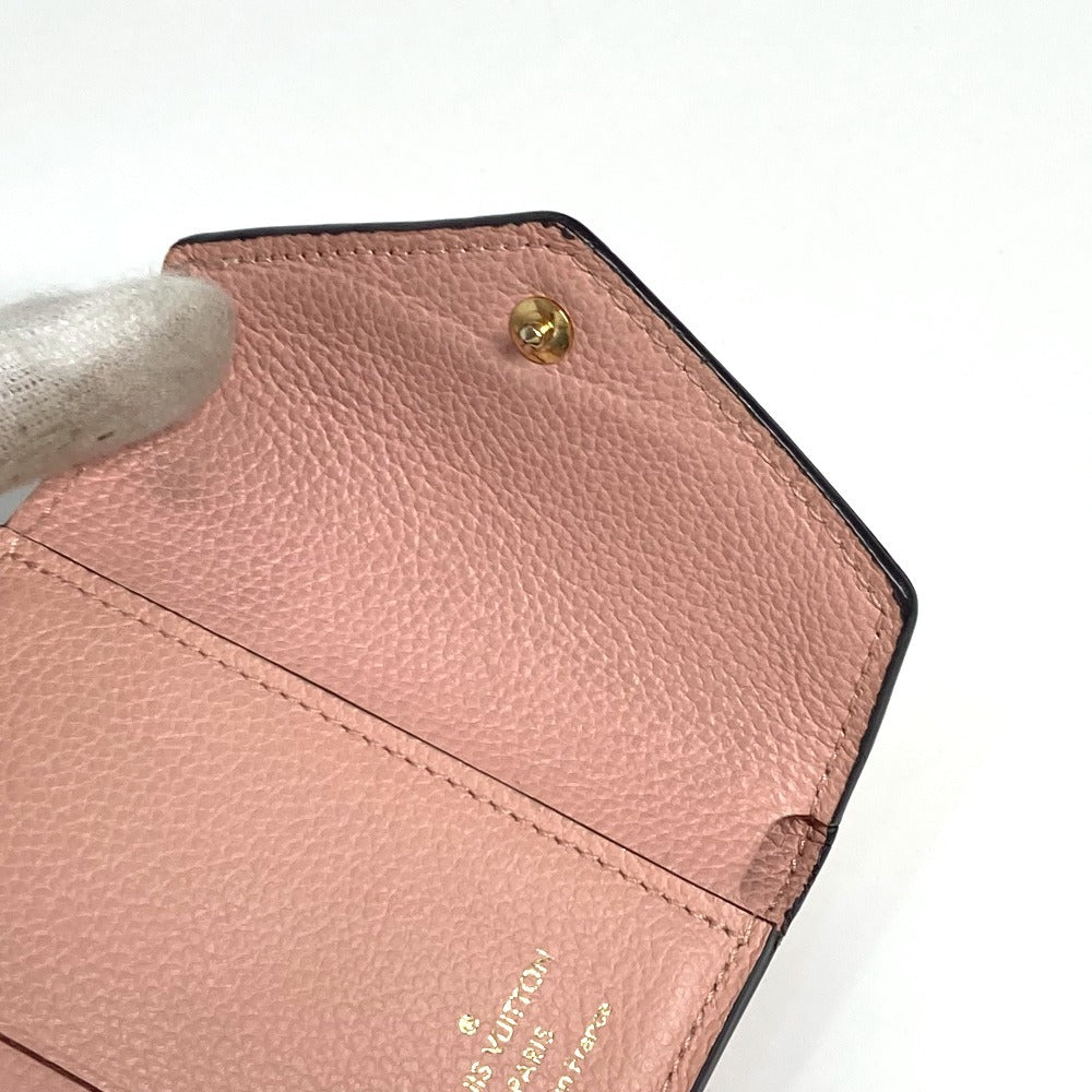 LOUIS VUITTON M62936 モノグラムアンプラント ポルトフォイユ ゾエ コンパクトウォレット 3つ折り財布 モノグラムアンプラントレザー レディース ローズプードル ピンク