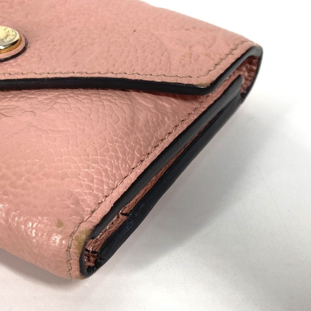 LOUIS VUITTON M62936 モノグラムアンプラント ポルトフォイユ ゾエ コンパクトウォレット 3つ折り財布 モノグラムアンプラントレザー レディース ローズプードル ピンク