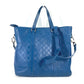 LOUIS VUITTON N41352 ダミエアンフィニ タダオPM 2WAY ショルダーバッグ 肩掛け トートバッグ ダミエアンフィニレザー メンズ ネプテューヌ ブルー