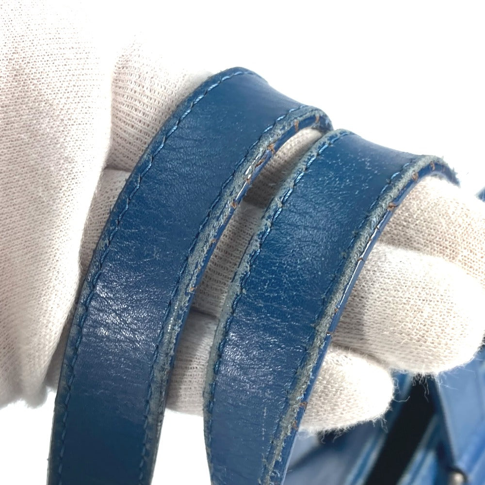 LOUIS VUITTON N41352 ダミエアンフィニ タダオPM 2WAY ショルダーバッグ 肩掛け トートバッグ ダミエアンフィニレザー メンズ ネプテューヌ ブルー