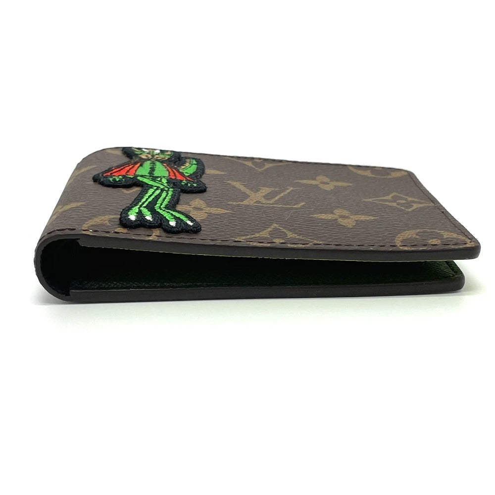 LOUIS VUITTON M80156 Animal Monogram Wallet Portefeuille Slender NM Bifold Wallet Monogram Canvas Men's Brown