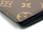 LOUIS VUITTON M80156 Animal Monogram Wallet Portefeuille Slender NM Bifold Wallet Monogram Canvas Men's Brown