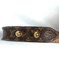 LOUIS VUITTON M6042F Monogram Essential V Bangle Bracelet in Monogram Canvas, Brown, for Women