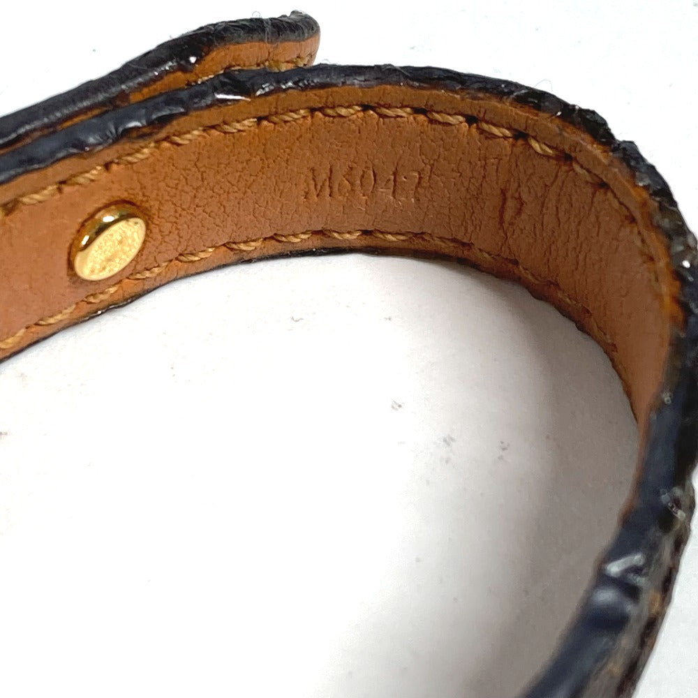 LOUIS VUITTON M6042F Monogram Essential V Bangle Bracelet in Monogram Canvas, Brown, for Women