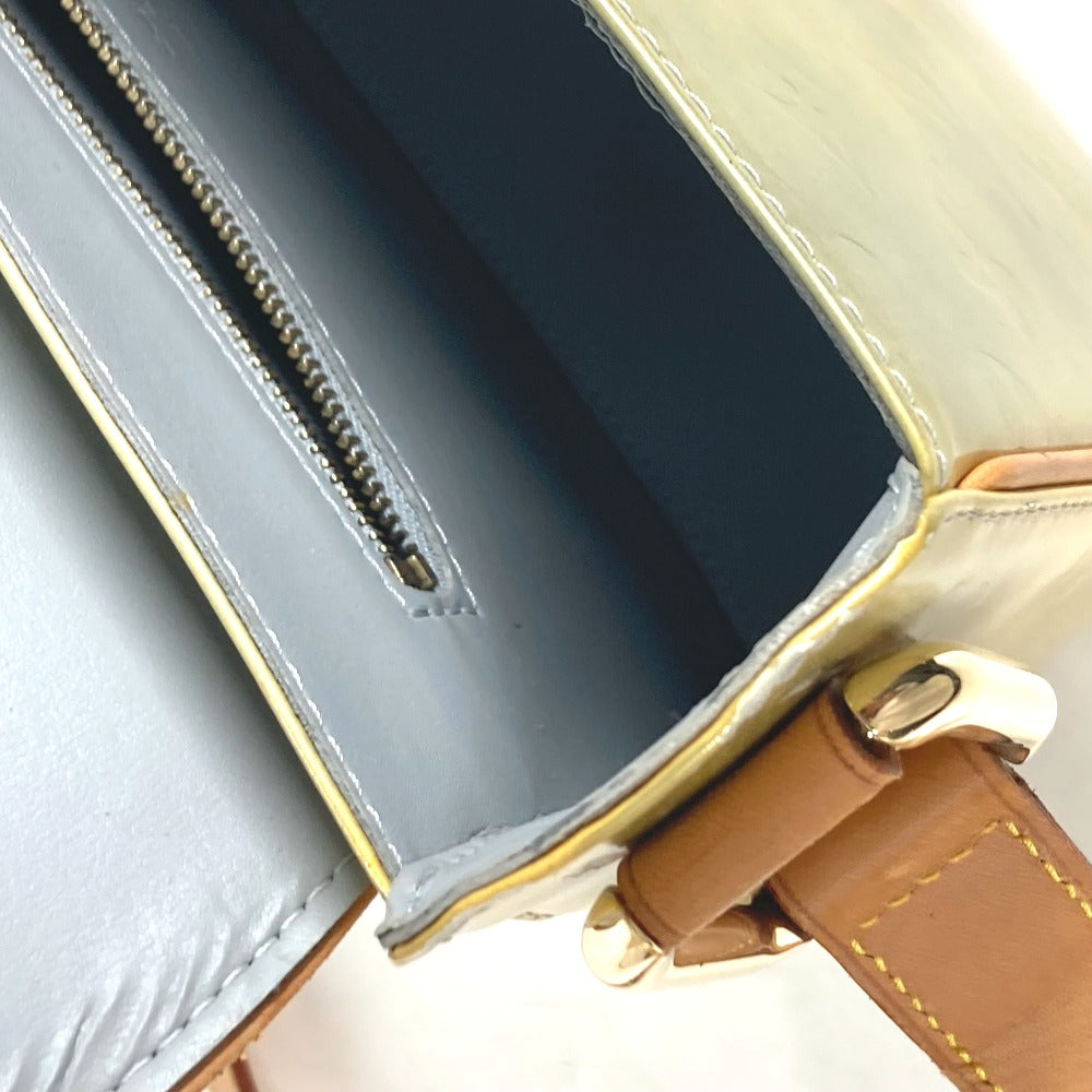 LOUIS VUITTON M91148 モノグラムヴェルニ クリスティGM 斜め掛け カバン フラップ ショルダーバッグ モノグラムヴェルニ レディース グリ グレー
