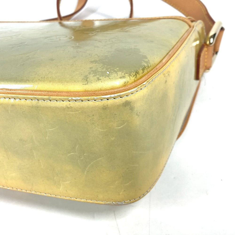 LOUIS VUITTON M91148 モノグラムヴェルニ クリスティGM 斜め掛け カバン フラップ ショルダーバッグ モノグラムヴェルニ レディース グリ グレー