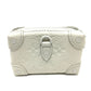 LOUIS VUITTON M80209 Monogram LV Friend Print Neck Soft Trunk Tri-fold Wallet in Taurillon Leather, Unisex, White