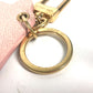 LOUIS VUITTON M68452 ポルトクレ・ファン フェイス モノグラム キャット バッグチャーム キーホルダー レザー レディース ピンク