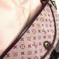 LOUIS VUITTON M92171 モノグラムミニ ベランジェール フラップ カバン 斜め掛け ポシェット ショルダーバッグ モノグラムミニキャンバス レディース チェリー レッド