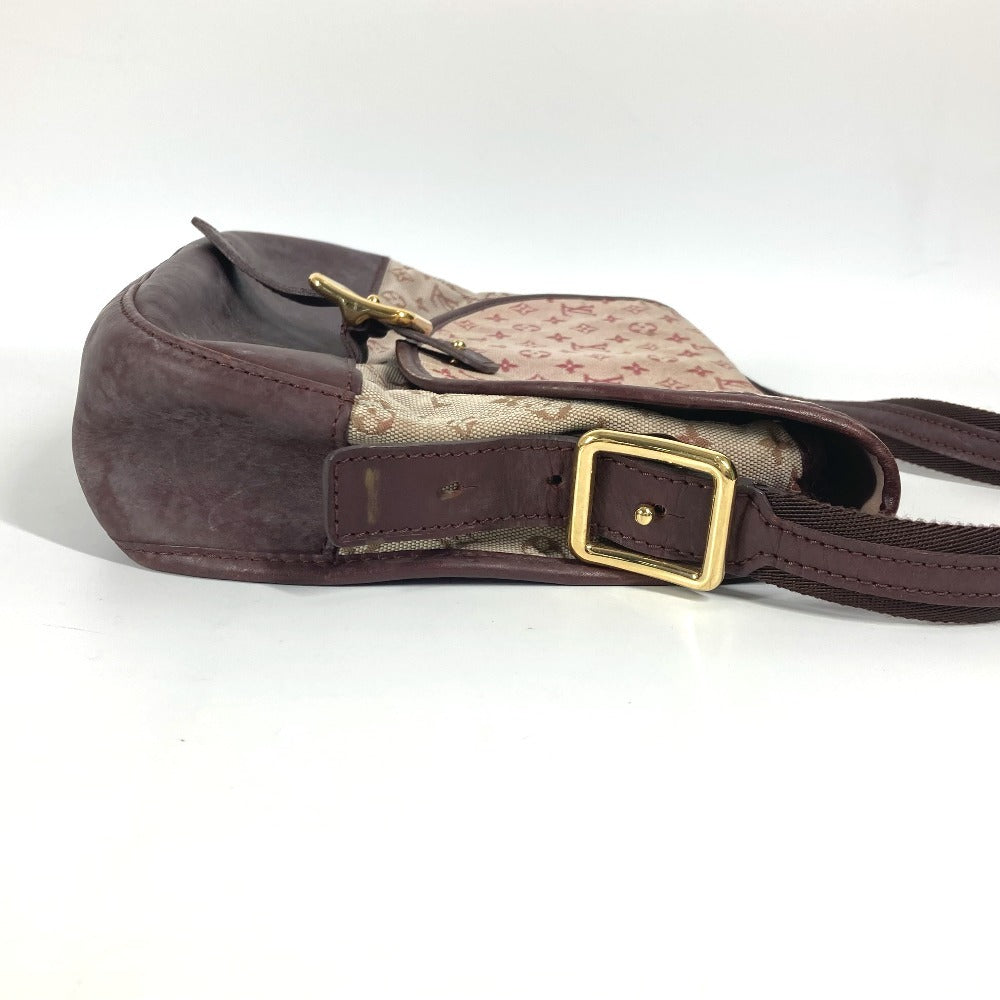 LOUIS VUITTON M92171 モノグラムミニ ベランジェール フラップ カバン 斜め掛け ポシェット ショルダーバッグ モノグラムミニキャンバス レディース チェリー レッド