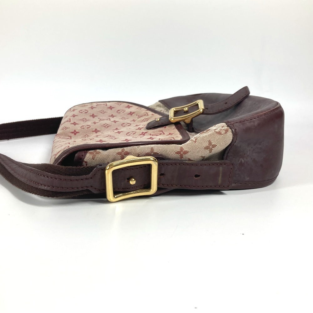 LOUIS VUITTON M92171 モノグラムミニ ベランジェール フラップ カバン 斜め掛け ポシェット ショルダーバッグ モノグラムミニキャンバス レディース チェリー レッド