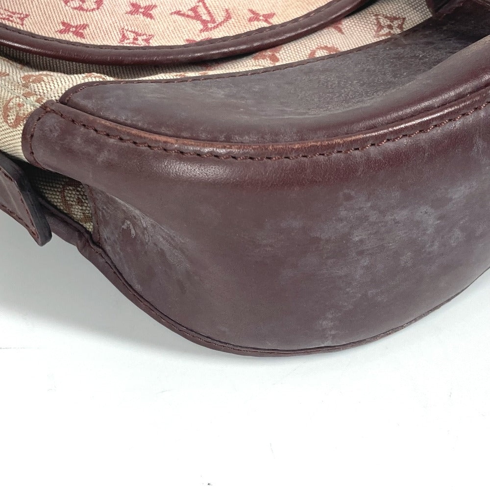 LOUIS VUITTON M92171 モノグラムミニ ベランジェール フラップ カバン 斜め掛け ポシェット ショルダーバッグ モノグラムミニキャンバス レディース チェリー レッド