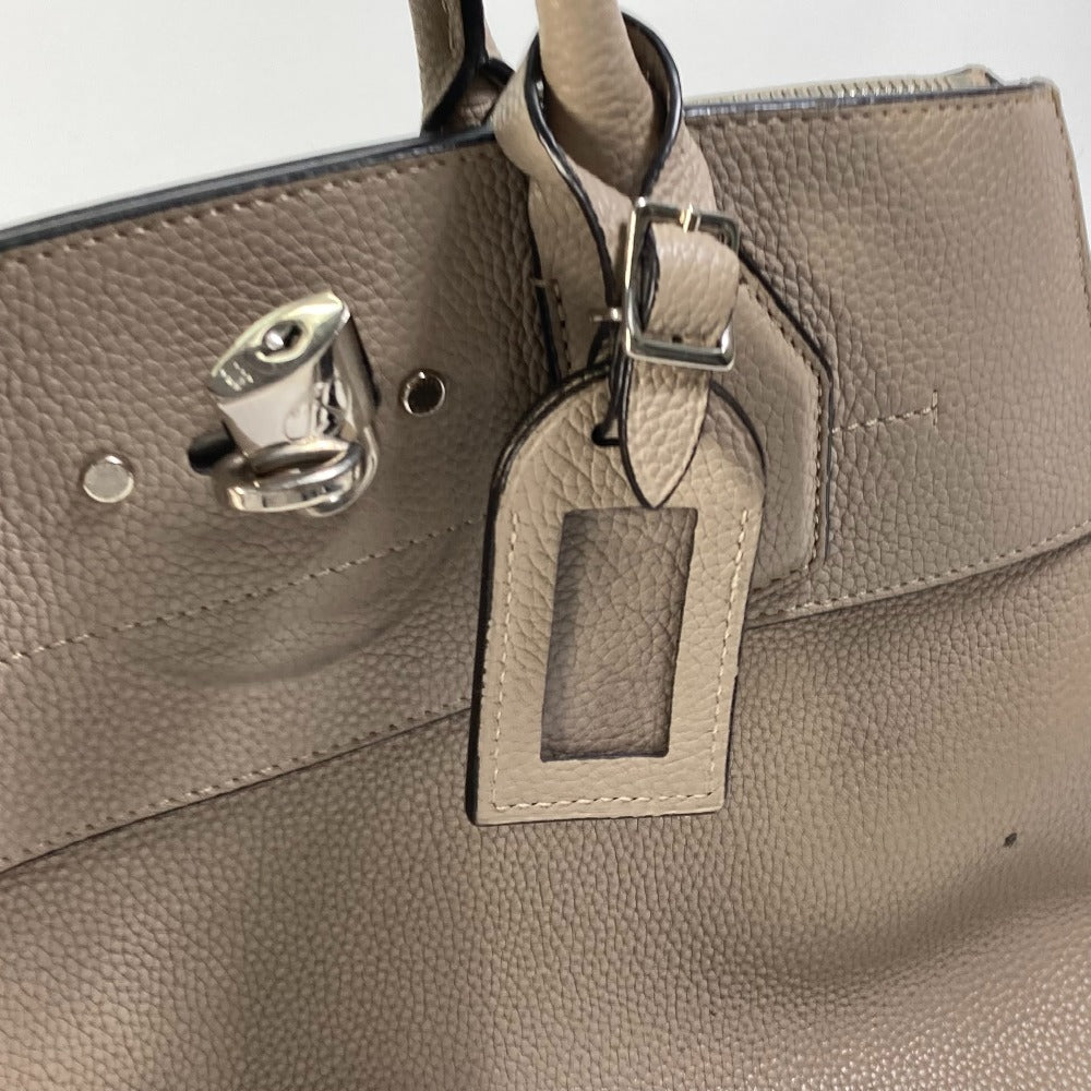 LOUIS VUITTON M53017 City Steamer MM 2-Way Shoulder Bag, Handbag, Calfskin, Women's, Galle Gray