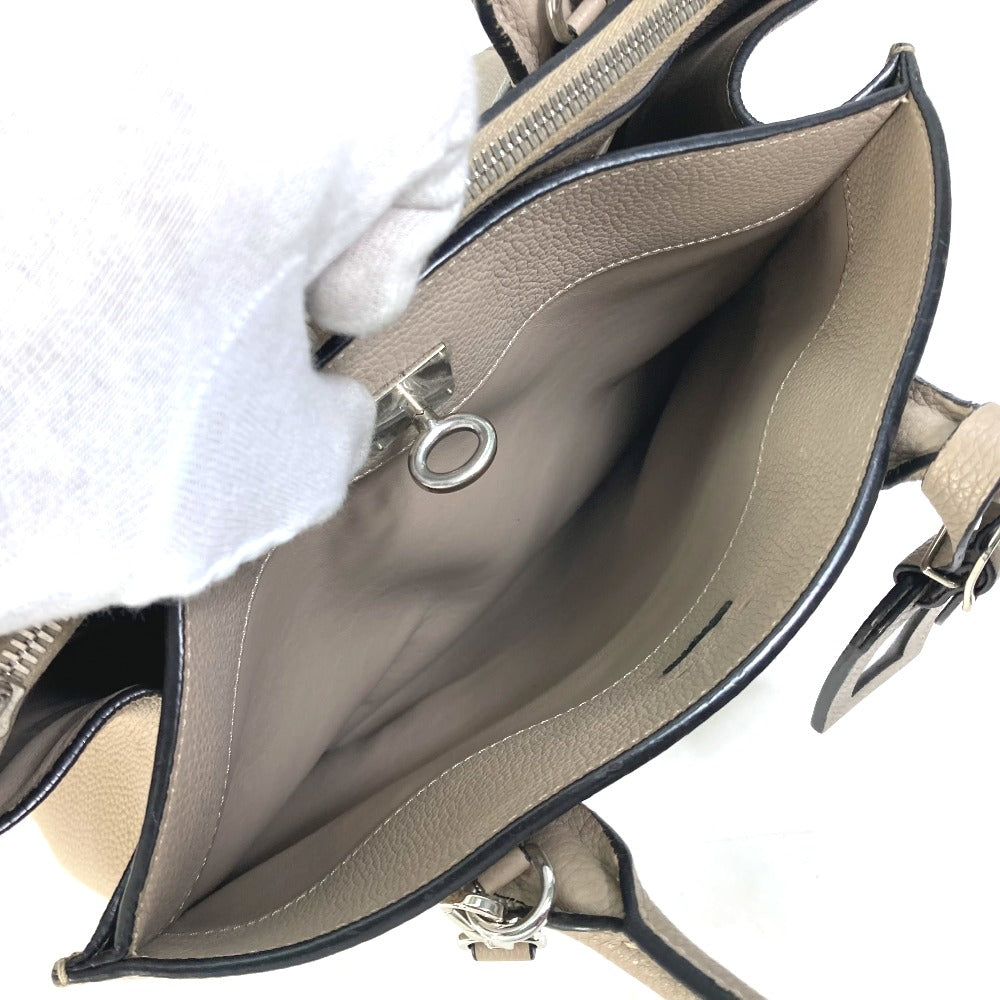 LOUIS VUITTON M53017 City Steamer MM 2-Way Shoulder Bag, Handbag, Calfskin, Women's, Galle Gray