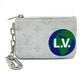 LOUIS VUITTON M67809 Zipped Pouch PM Coin Purse Wallet Monogram Canvas Unisex White