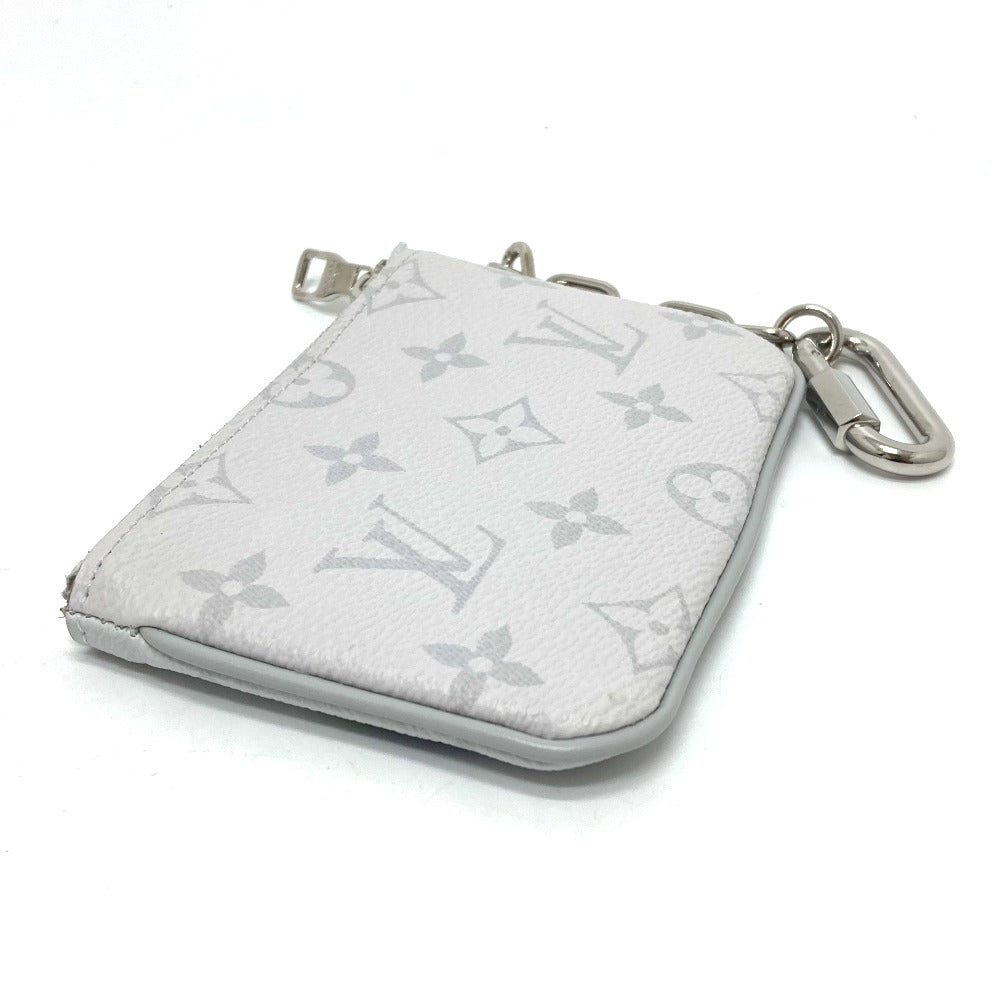 LOUIS VUITTON M67809 Zipped Pouch PM Coin Purse Wallet Monogram Canvas Unisex White