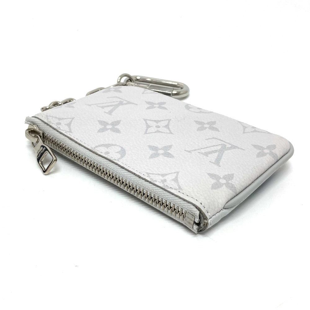 LOUIS VUITTON M67809 Zipped Pouch PM Coin Purse Wallet Monogram Canvas Unisex White