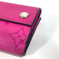 LOUIS VUITTON M30773 Taigalama Discovery Compact Wallet Compact wallet Trifold wallet Taiga Leather / MonogramCanvas Fisha pink Used