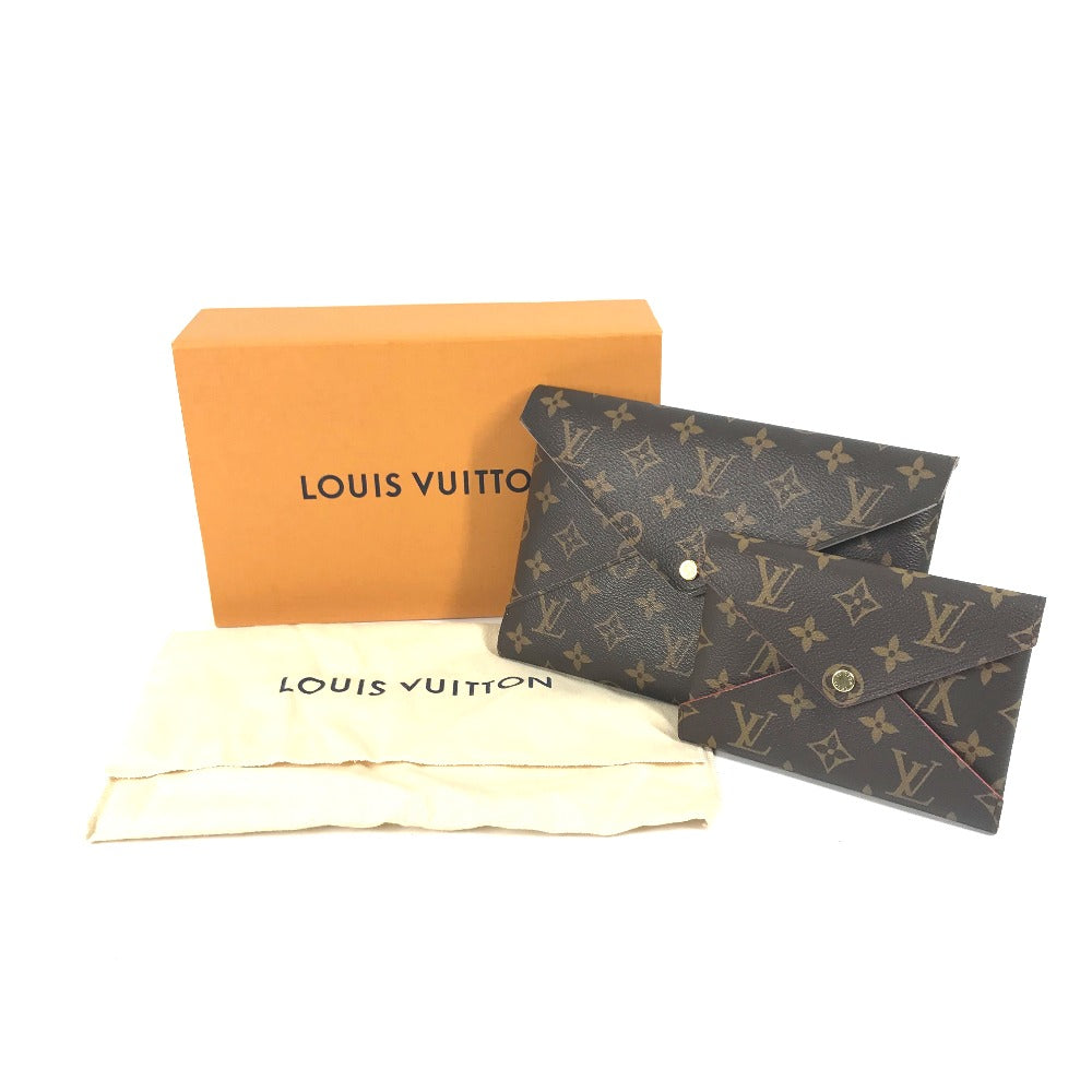 LOUIS VUITTON M62034 モノグラム ポシェットキリガミ 大中のみ ポーチ カバン クラッチバッグ モノグラムキャンバス レディース ブラウン