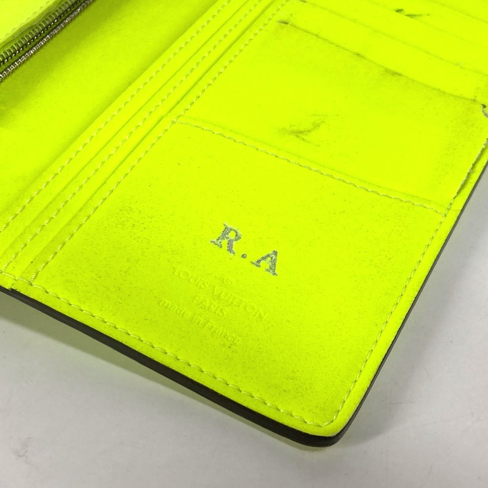 LOUIS VUITTON N62230 ダミエアンフィニ ポルトフォイユ・ブラザ ロングウォレット 2つ折り 長財布 ダミエアンフィニレザー ユニセックス イエロー