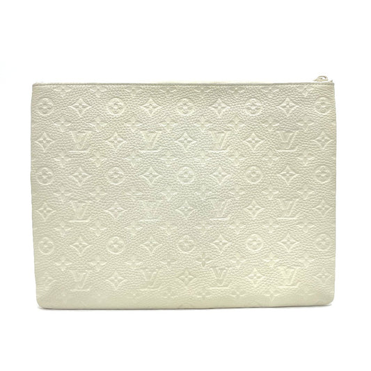 LOUIS VUITTON M67462 トリヨンモノグラム ポシェット A4 カバン ヴァージルアブロー クラッチバッグ トリヨン メンズ ブロン ホワイト