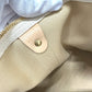 LOUIS VUITTON N48223 Damier Azur Keepall Bandouliere 45 Boston Bag in Damier Azur Canvas, Women's, White