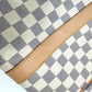 LOUIS VUITTON N48223 Damier Azur Keepall Bandouliere 45 Boston Bag in Damier Azur Canvas, Women's, White
