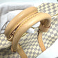 LOUIS VUITTON N48223 Damier Azur Keepall Bandouliere 45 Boston Bag in Damier Azur Canvas, Women's, White