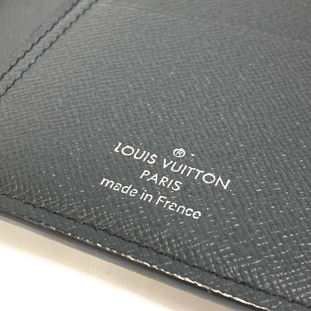 LOUIS VUITTON N40415 Damier Graphite Giant Portefeuille Brazza NM Bifold Long Wallet in Damier Canvas, Men's, Black