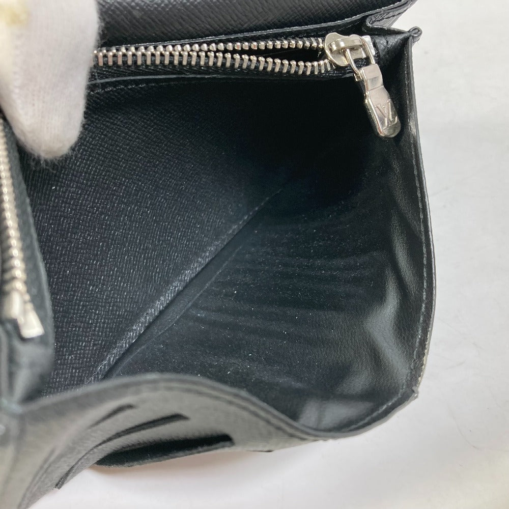 LOUIS VUITTON N40415 Damier Graphite Giant Portefeuille Brazza NM Bifold Long Wallet in Damier Canvas, Men's, Black