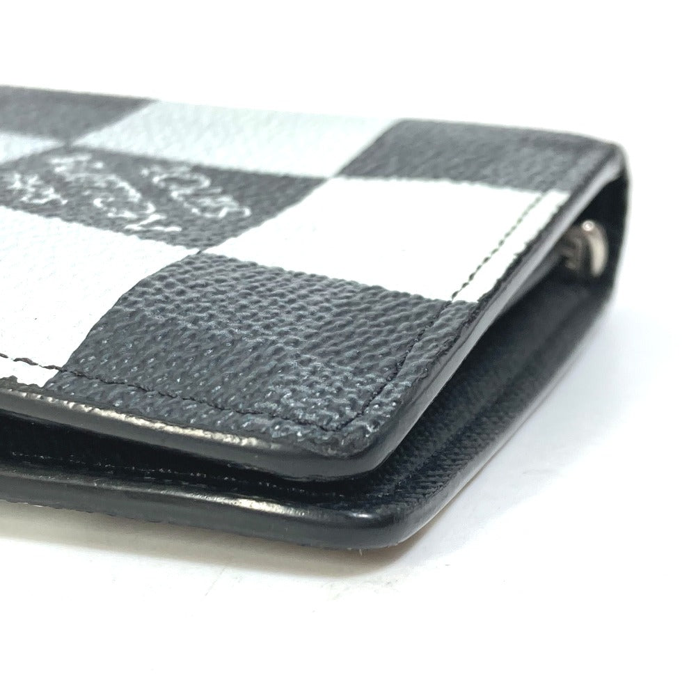 LOUIS VUITTON N40415 Damier Graphite Giant Portefeuille Brazza NM Bifold Long Wallet in Damier Canvas, Men's, Black