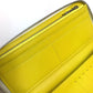 LOUIS VUITTON M80852 Logo Zippy Wallet Vertical Everyday LV Long Wallet in Taurillon Leather, Men's, Yellow