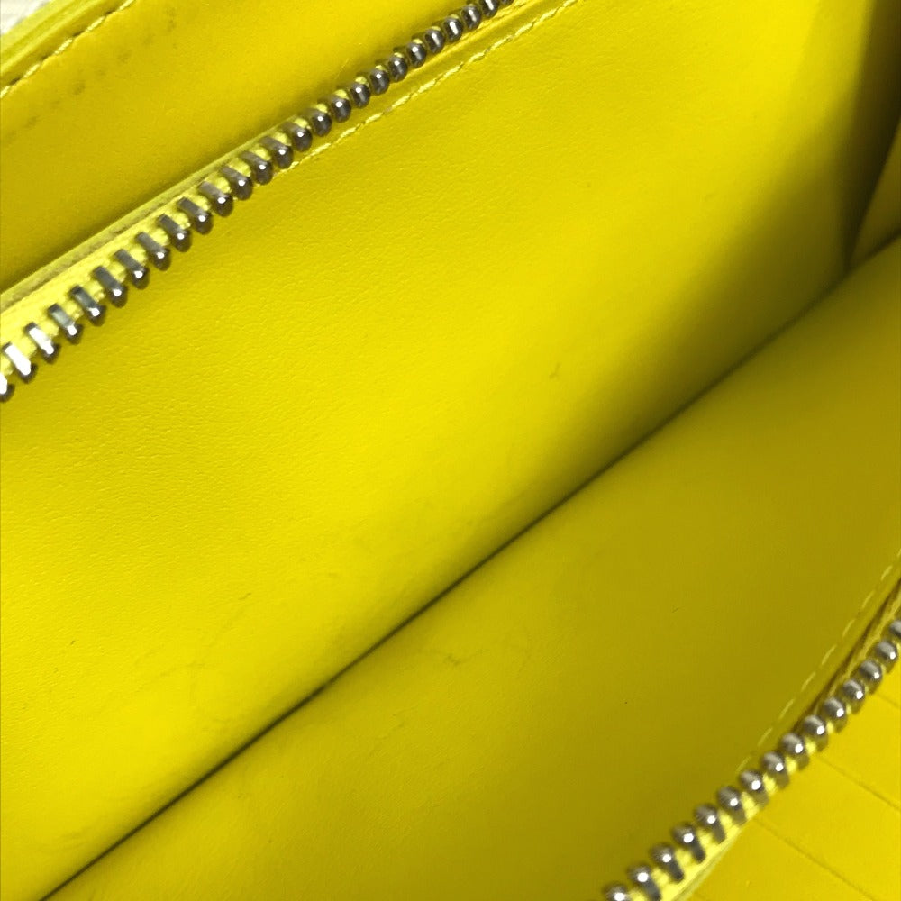 LOUIS VUITTON M80852 Logo Zippy Wallet Vertical Everyday LV Long Wallet in Taurillon Leather, Men's, Yellow
