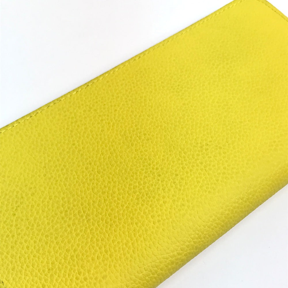LOUIS VUITTON M80852 Logo Zippy Wallet Vertical Everyday LV Long Wallet in Taurillon Leather, Men's, Yellow