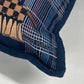 LOUIS VUITTON MP2101 モノグラム チェック柄 ピロー 枕 インテリア クッション ウール メンズ ネイビー