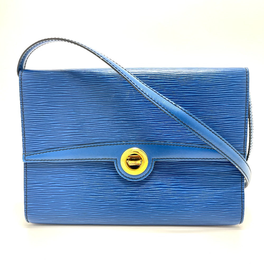 LOUIS VUITTON M52575 Epi Arche Shoulder Bag, Epi Leather, Women's, Toledo Blue