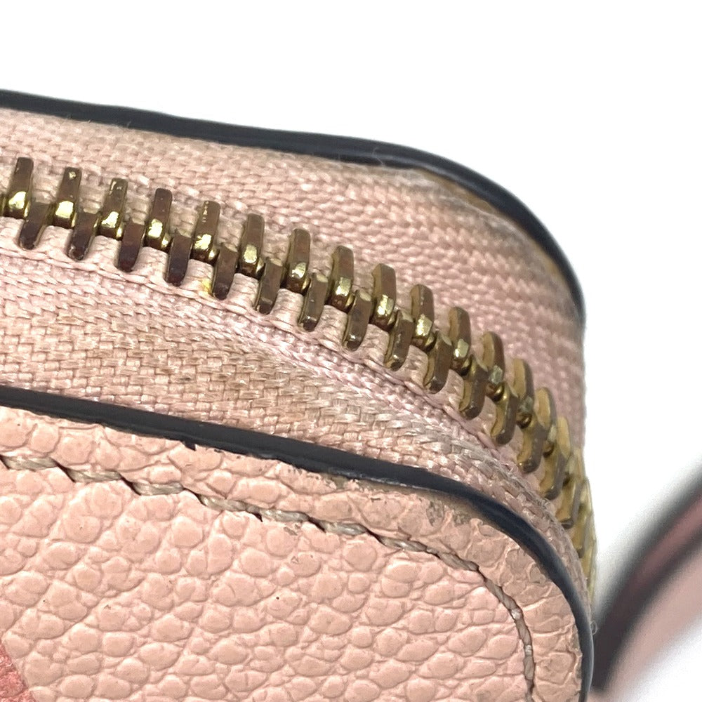 LOUIS VUITTON M80403 Monogram Empreinte by the Pool Zippy Wallet in Monogram Empreinte Leather, Bouton de Rose and Pink