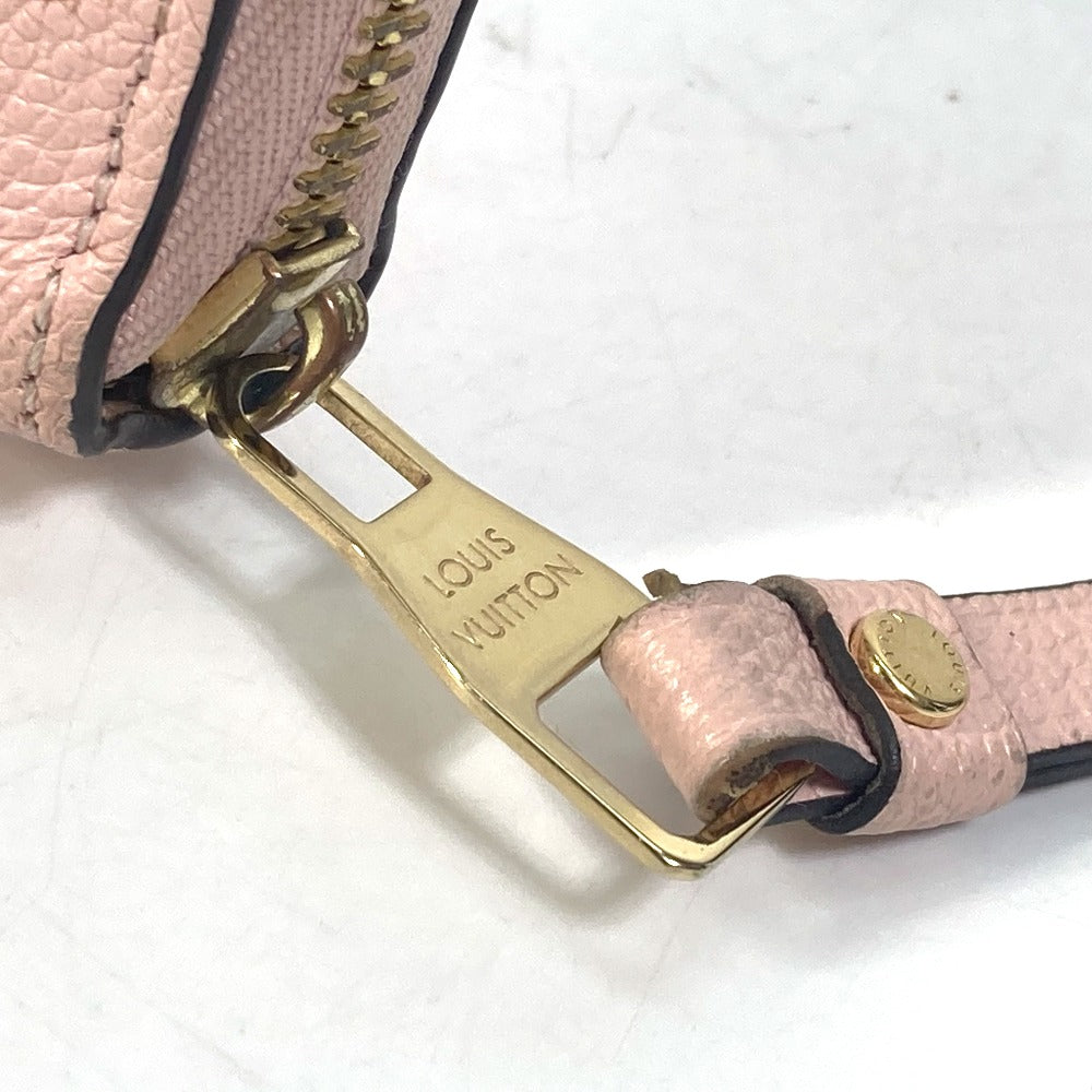 LOUIS VUITTON M80403 Monogram Empreinte by the Pool Zippy Wallet in Monogram Empreinte Leather, Bouton de Rose and Pink