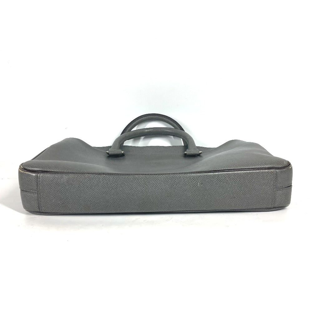 LOUIS VUITTON M32711 Taiga Porte-Document Business PDB Document Bag Briefcase Business Bag in Taiga Leather, Men's Glacier Gray