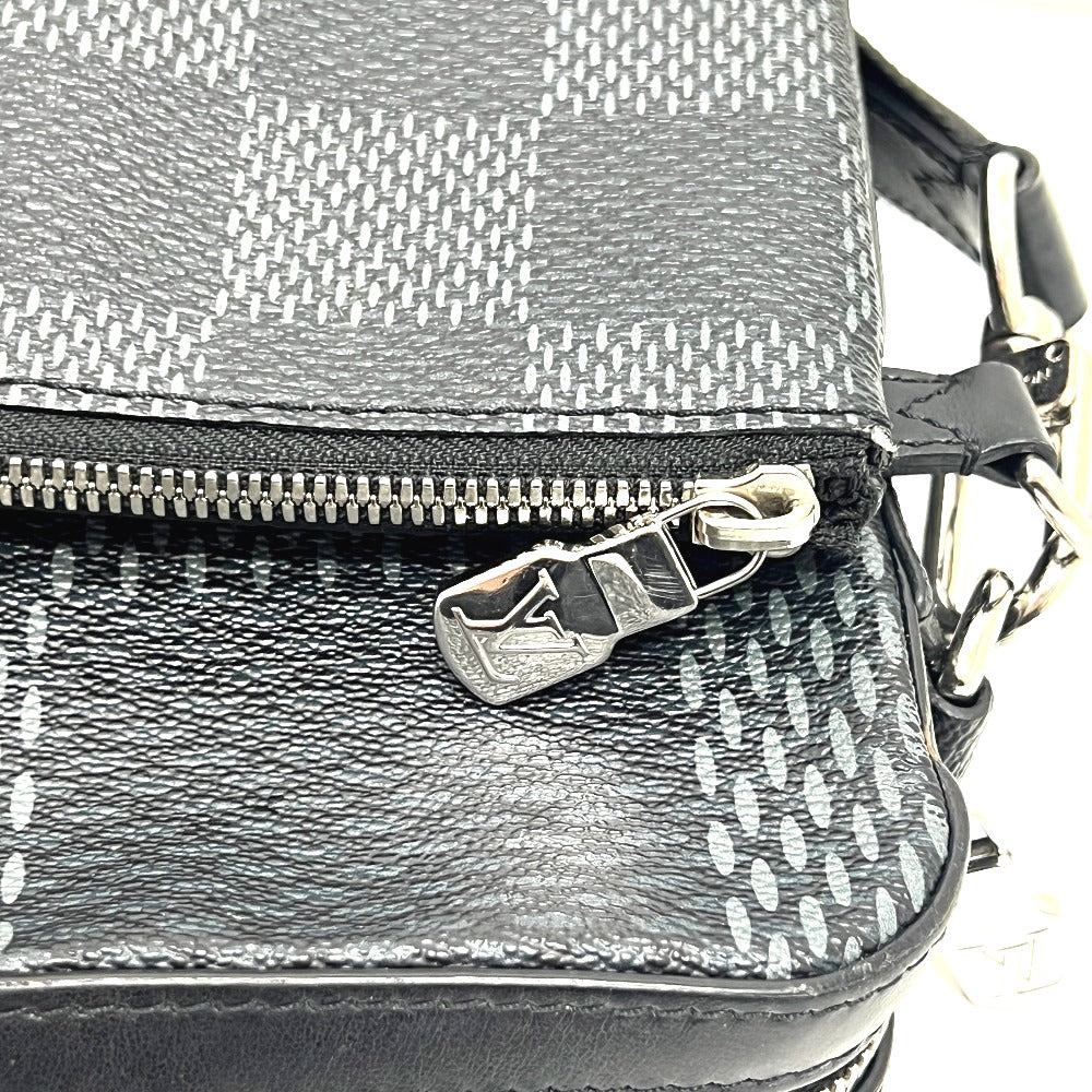 LOUIS VUITTON N50017 グラフィット3D トリオ メッセンジャー カバン ショルダーバッグ ダミエグラフィットキャンバス ユニセックス ブラック