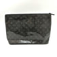 LOUIS VUITTON M63373 モノグラムエクリプスグレーズ ポシェット・コスモス 日本 東京 新宿伊勢丹限定 ポーチ クラッチバッグ ビニール メンズ ブラック