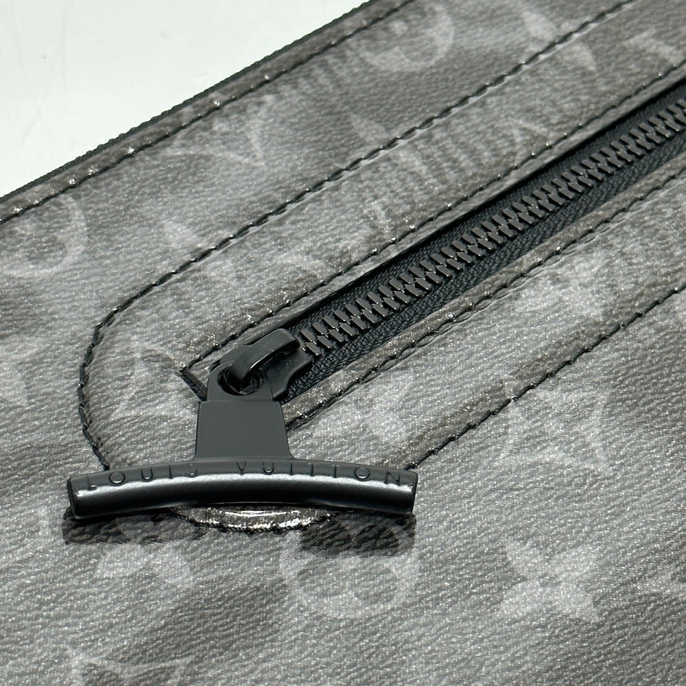 LOUIS VUITTON M63373 モノグラムエクリプスグレーズ ポシェット・コスモス 日本 東京 新宿伊勢丹限定 ポーチ クラッチバッグ ビニール メンズ ブラック