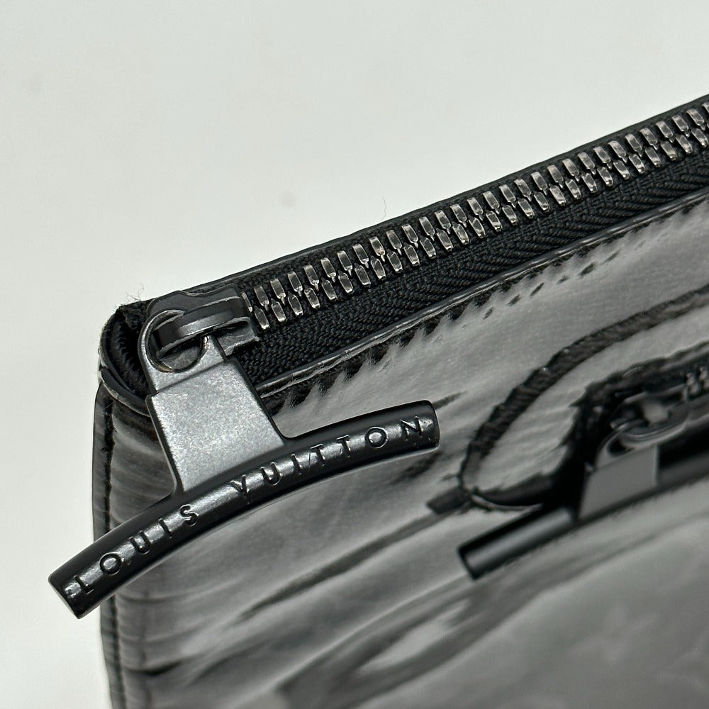 LOUIS VUITTON M63373 モノグラムエクリプスグレーズ ポシェット・コスモス 日本 東京 新宿伊勢丹限定 ポーチ クラッチバッグ ビニール メンズ ブラック